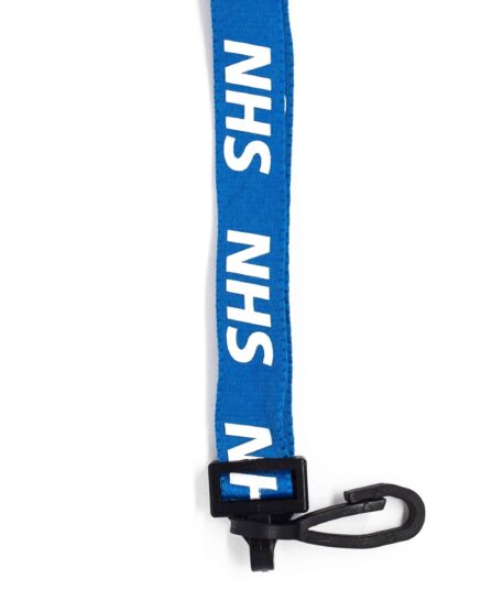 15mm NHS Lanyard with Breakaway and Plastic Clip