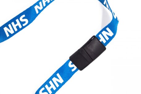 15mm NHS Lanyard with Breakaway and Plastic Clip