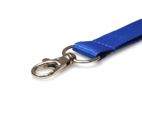 20mm Lanyard with Safety Breakaway & Trigger Clip (Royal Blue)