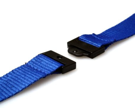 20mm Lanyard with Safety Breakaway & Trigger Clip (Royal Blue)