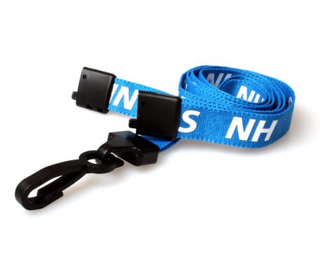 15mm NHS Lanyard with Breakaway and Plastic Clip