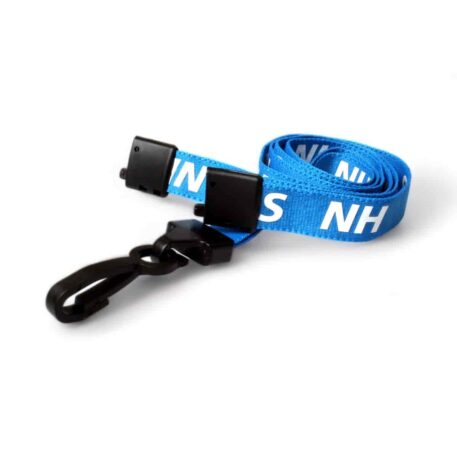 15mm NHS Lanyard with Breakaway and Plastic Clip