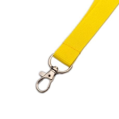 20mm Lanyard with Safety Breakaway & Trigger Clip (Yellow)