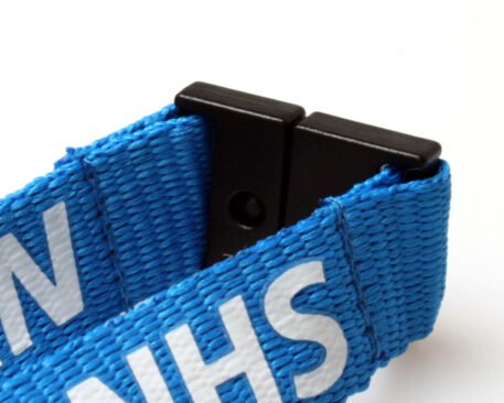 15mm NHS rPET Staff Lanyard with Triple Breakaway