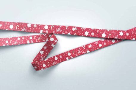 20mm Christmas Lanyards with Trigger Clip & Safety Breakaway