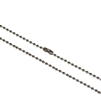 2mm Steel Ball Chain for ID / Badge Holder / Dog Tags