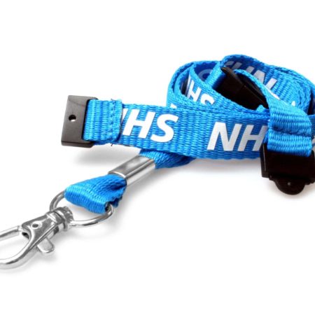 15mm NHS Staff Lanyard with Double Breakaway