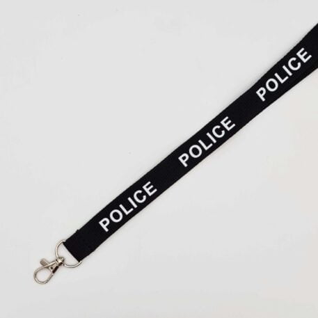 20mm Police Lanyard (Black)