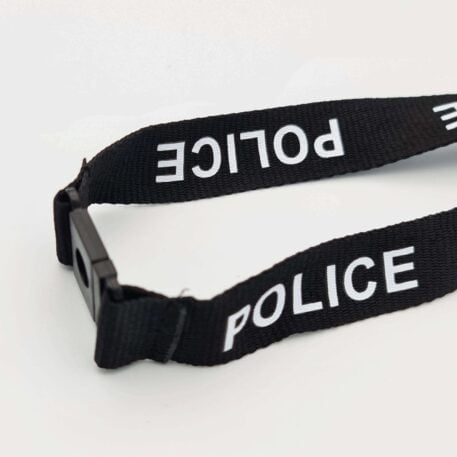 20mm Police Lanyard (Black)