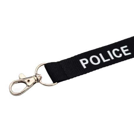 20mm Police Lanyard (Black)