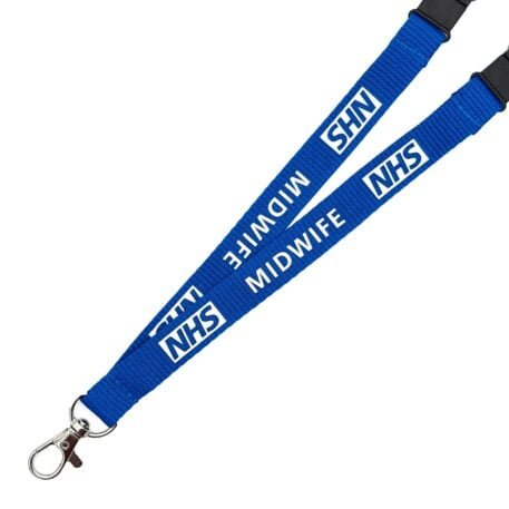 15mm NHS Midwife Lanyard with Double Breakaway