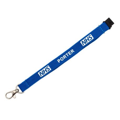 15mm NHS Porter Lanyard with Double Breakaway