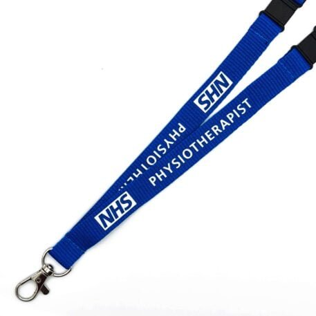 15mm NHS Physiotherapist Lanyard with Double Breakaway