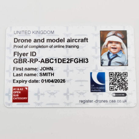 Drone Operator ID Card – UK with Photo
