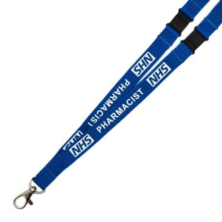 15mm NHS Pharmacist Lanyard with Double Breakaway