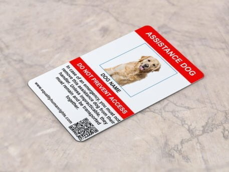 Service Dog / Assistance Dog ID Card