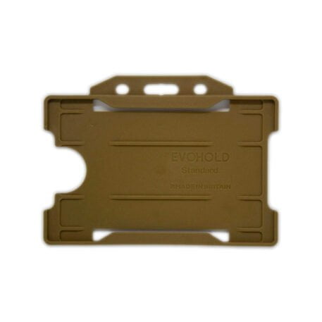 Evohold Caramel Single-Sided Card Holder