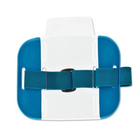 Security Armband Adjustable Badge Holder (Blue)