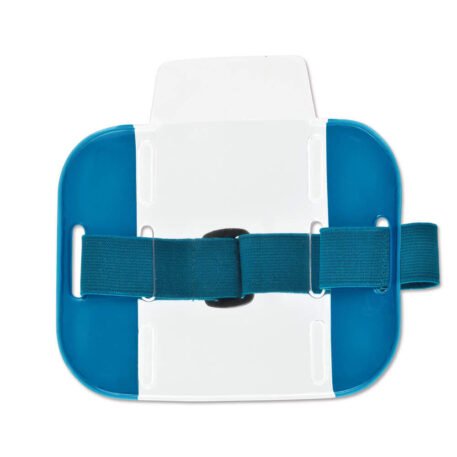 Security Armband Adjustable Badge Holder (Blue)