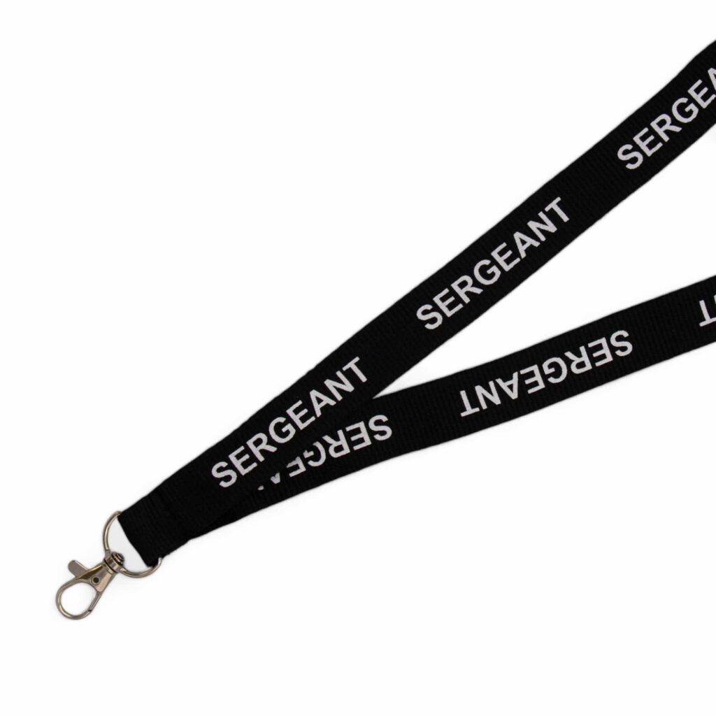 Sergeant lanyard 20mm the lanyard shop
